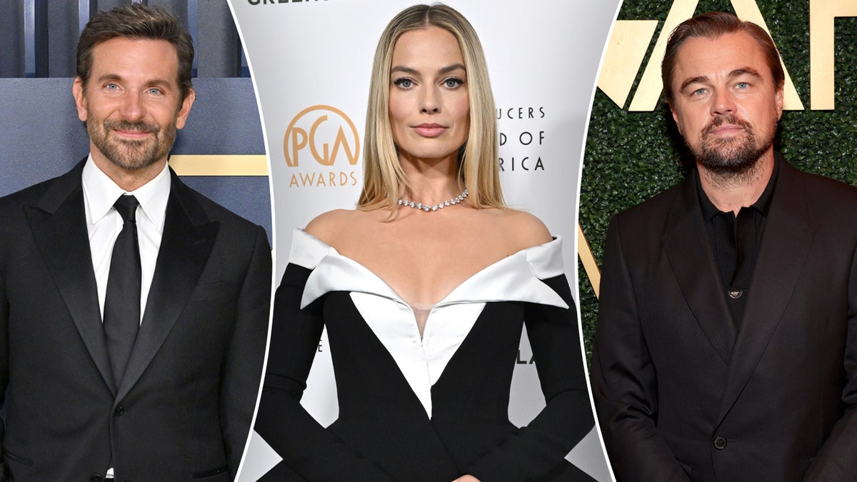 Bradley Cooper, Margot Robbie, Leonardo DiCaprio split