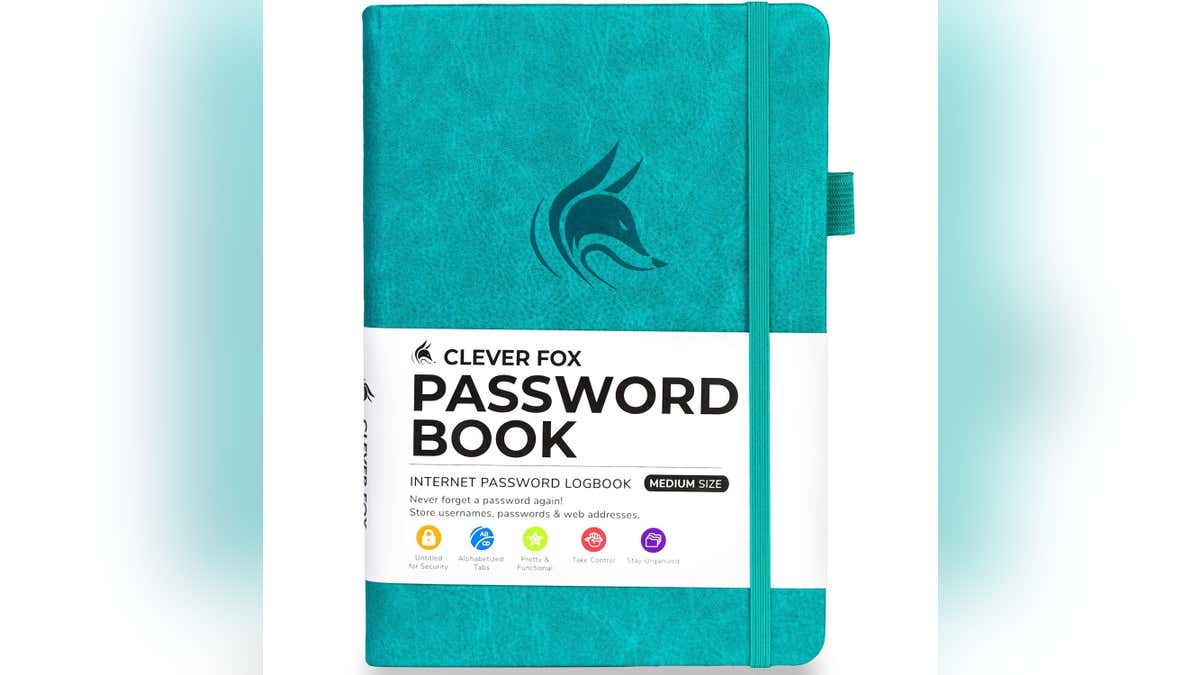 This password book will save mom time by helping to keep passwords safe and easy to remember.