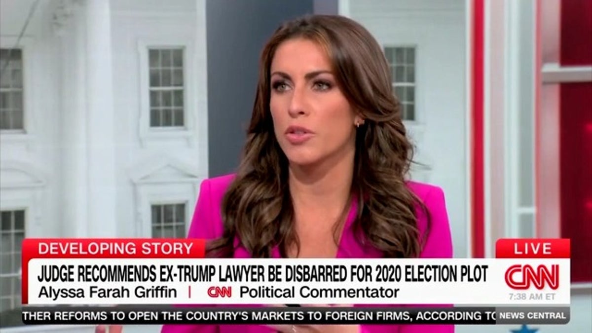 'View' host Alyssa Farah Griffin weighs in on Trump versus Biden optics at events in NYC today