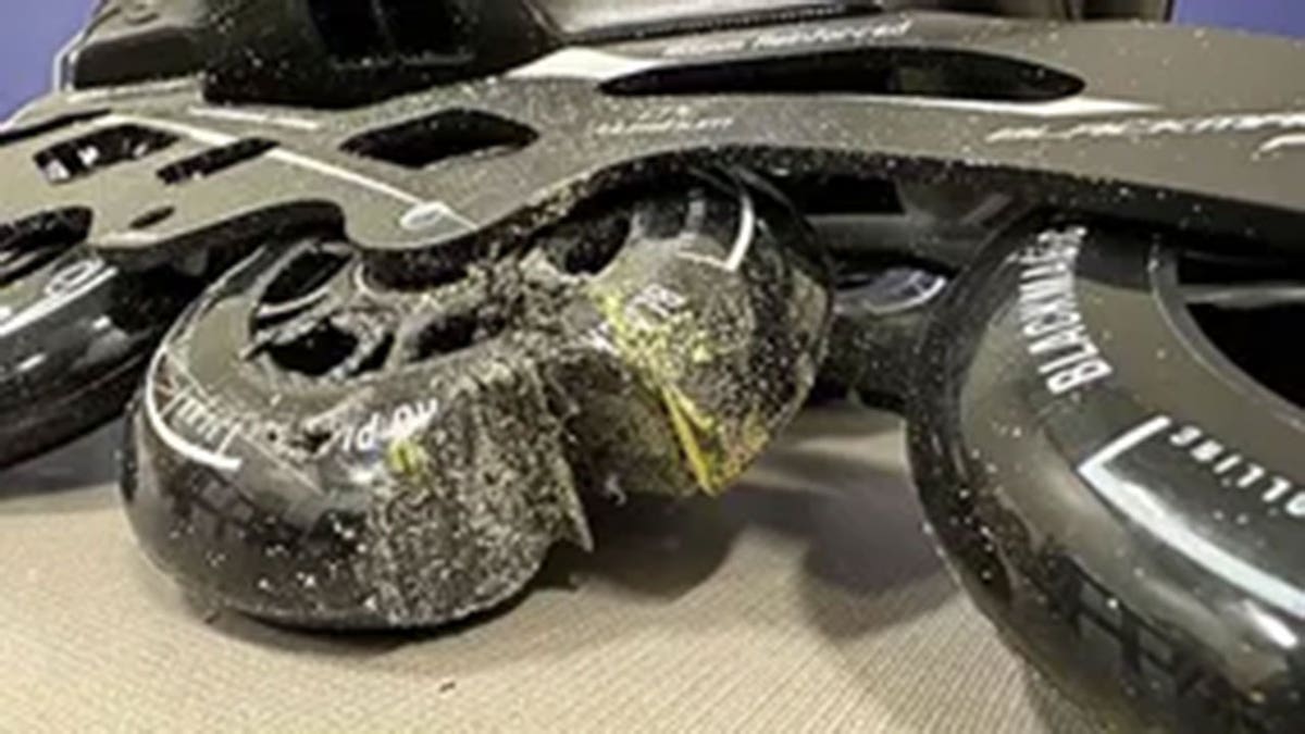 Wheels of skates cut in drug bust