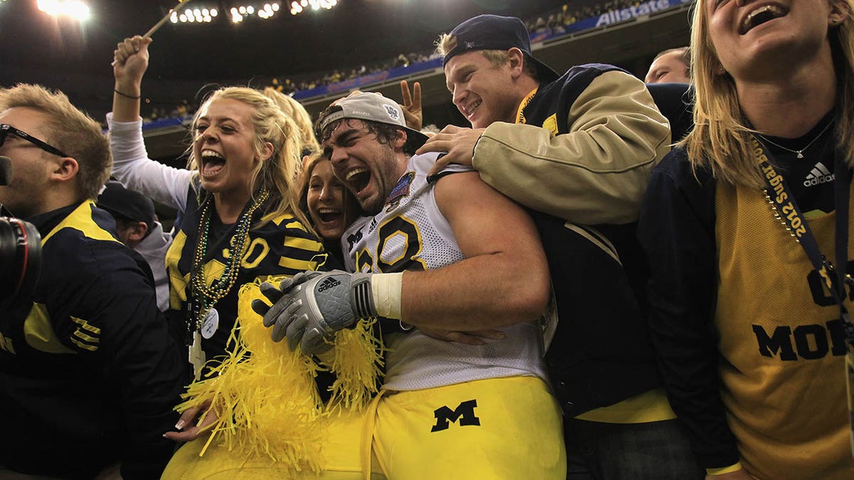 Craig Roh tras la victoria en la Sugar Bowl