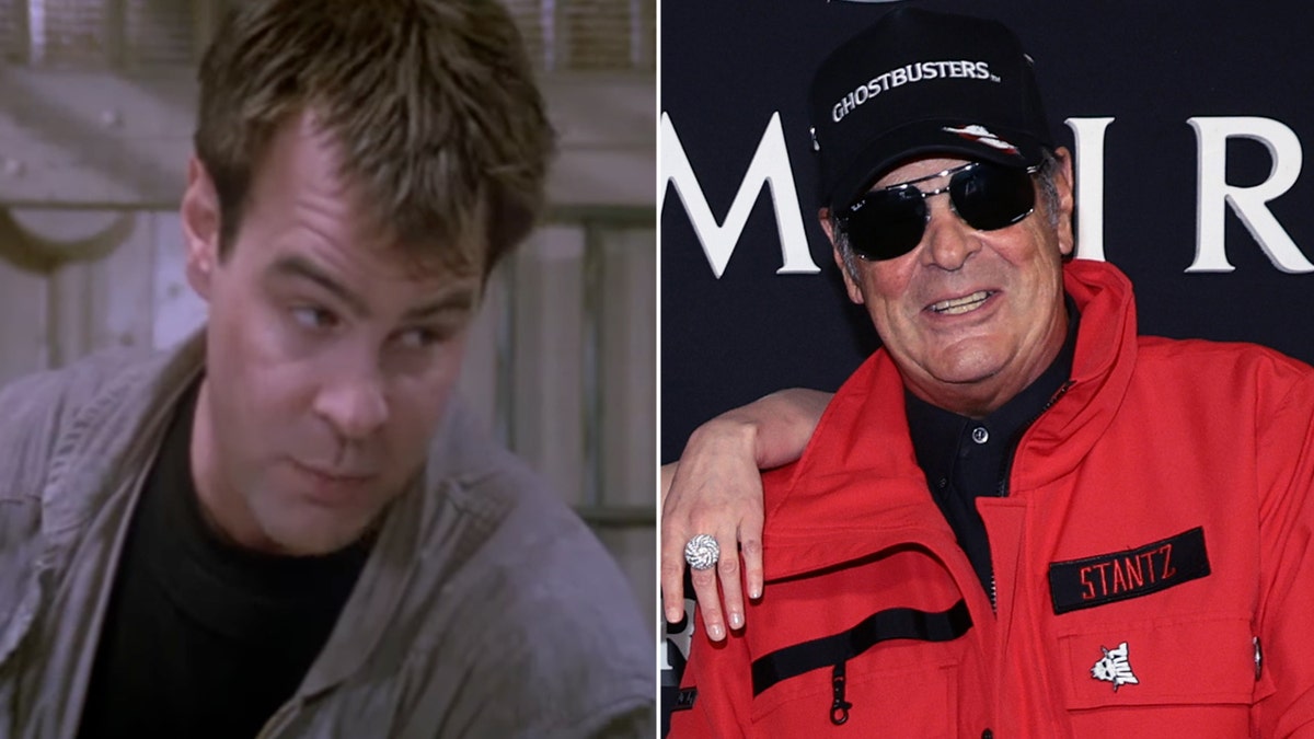 Dan Aykroyd then and now split.