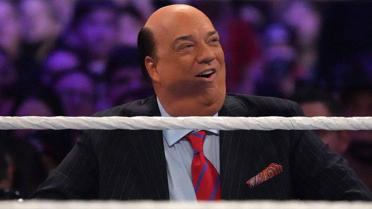 Paul Heyman at the 2022 Royal Rumble