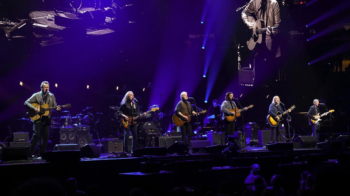 The Eagles performing
