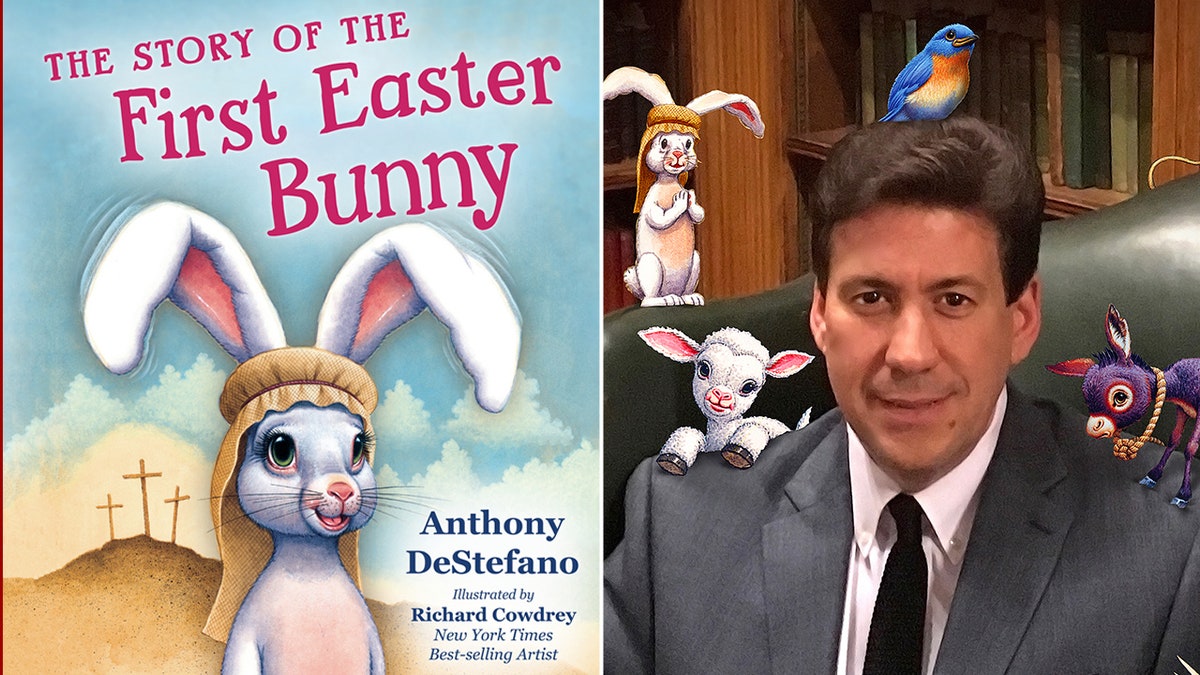 Cover of The Story of nan First Easter Bunny divided pinch a image of writer Anthony DeStefano