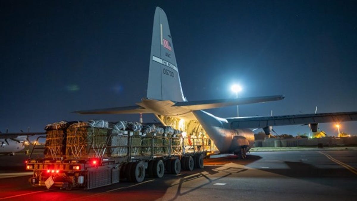 airdrop of supplies to Gaza
