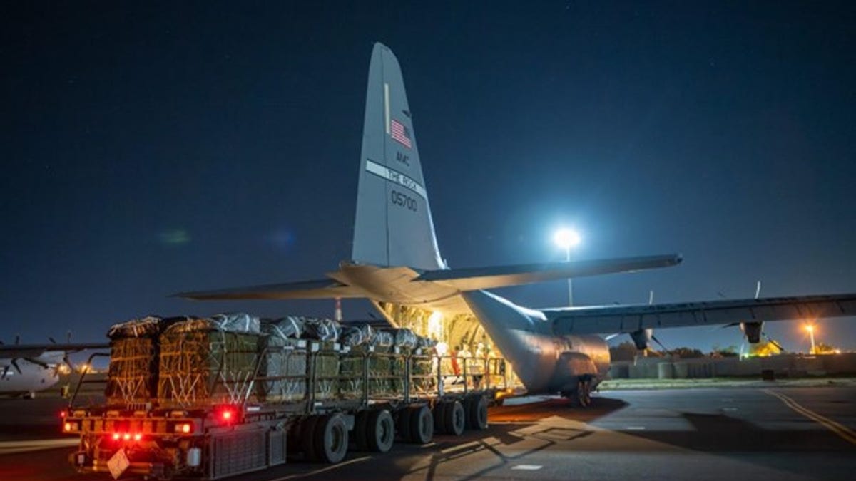 airdrop of supplies to Gaza