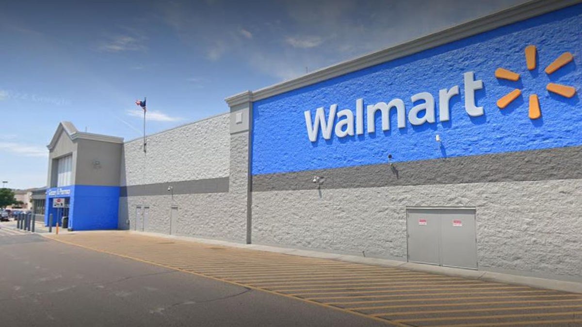 The front of the Walmart