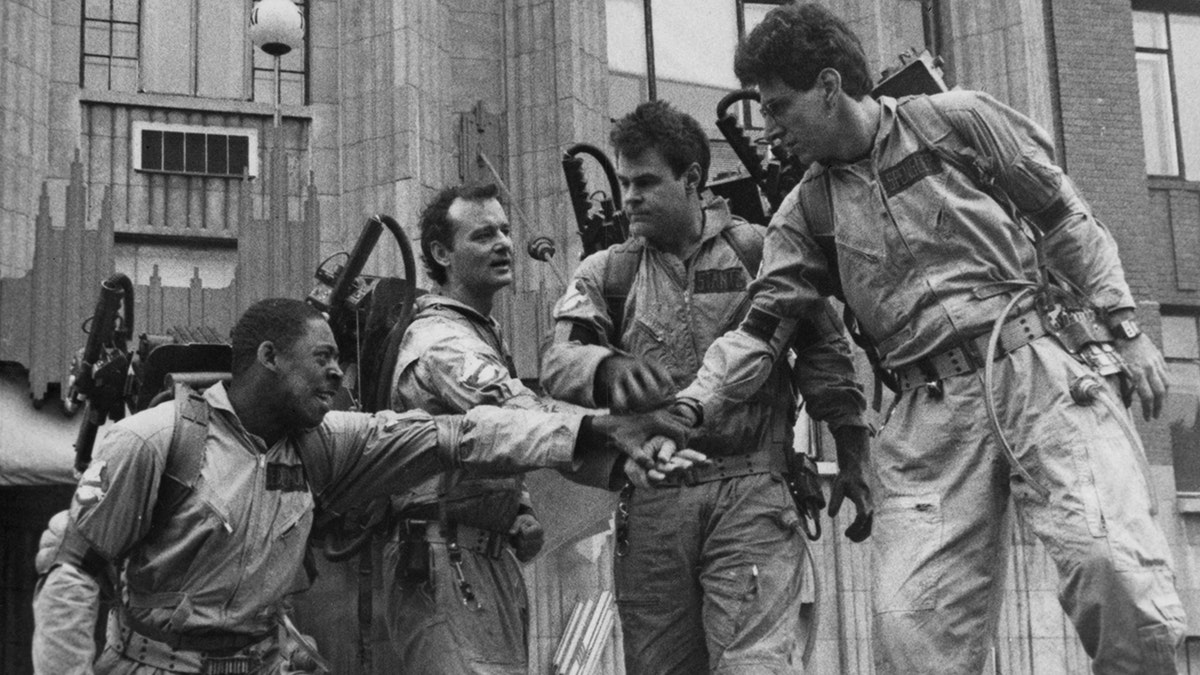 The cast of "Ghostbusters" 1984