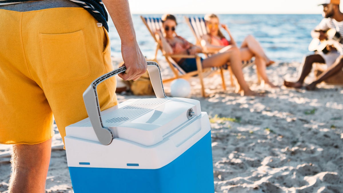 Make sure your drinks stay cold in the hot sun with the help of one of these coolers. 