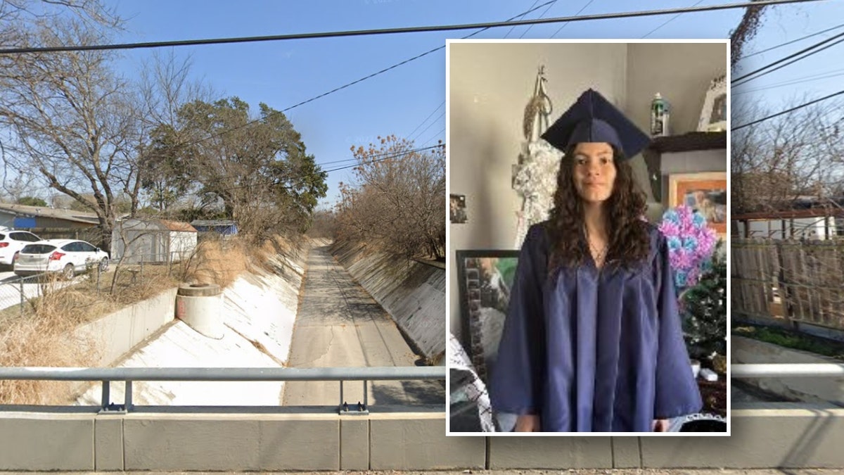 A photo of Kaitlin Hernandez and the bridge where her body was found on March 12.