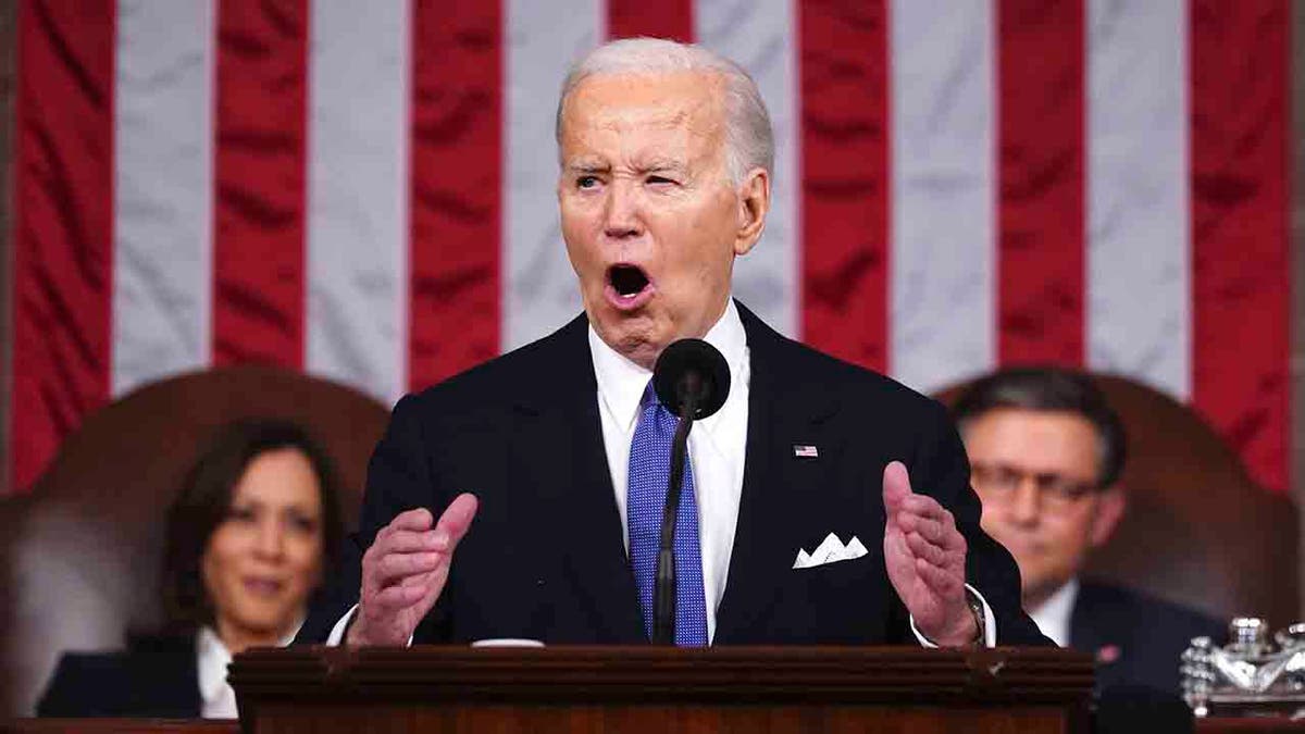 O presidente Joe Biden faz o discurso sobre o Estado da União
