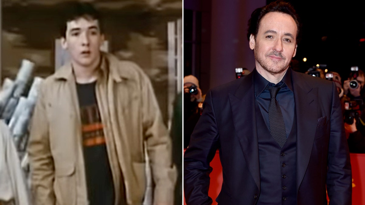 John Cusack then and now split