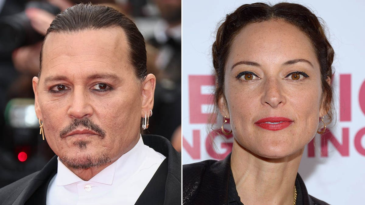johnny depp side by side with lola glaudini