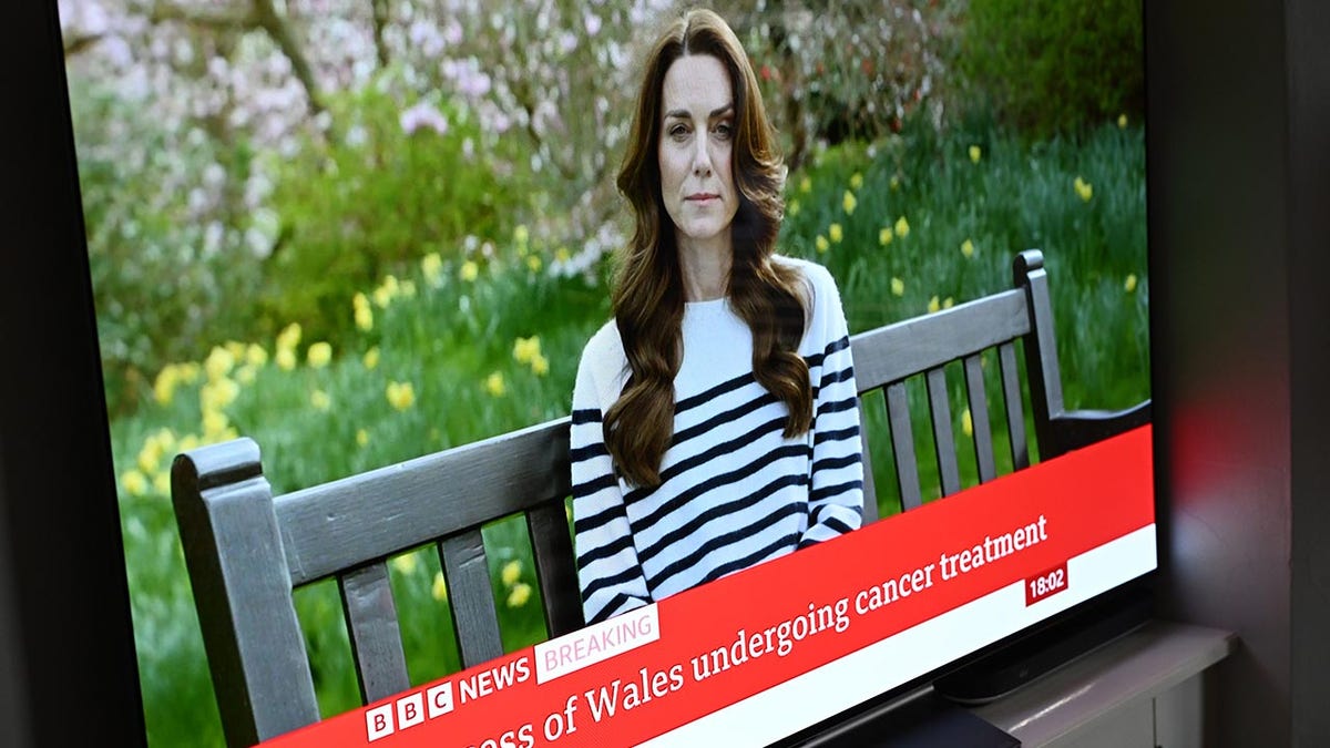 Kate Middleton announcing she has cancer