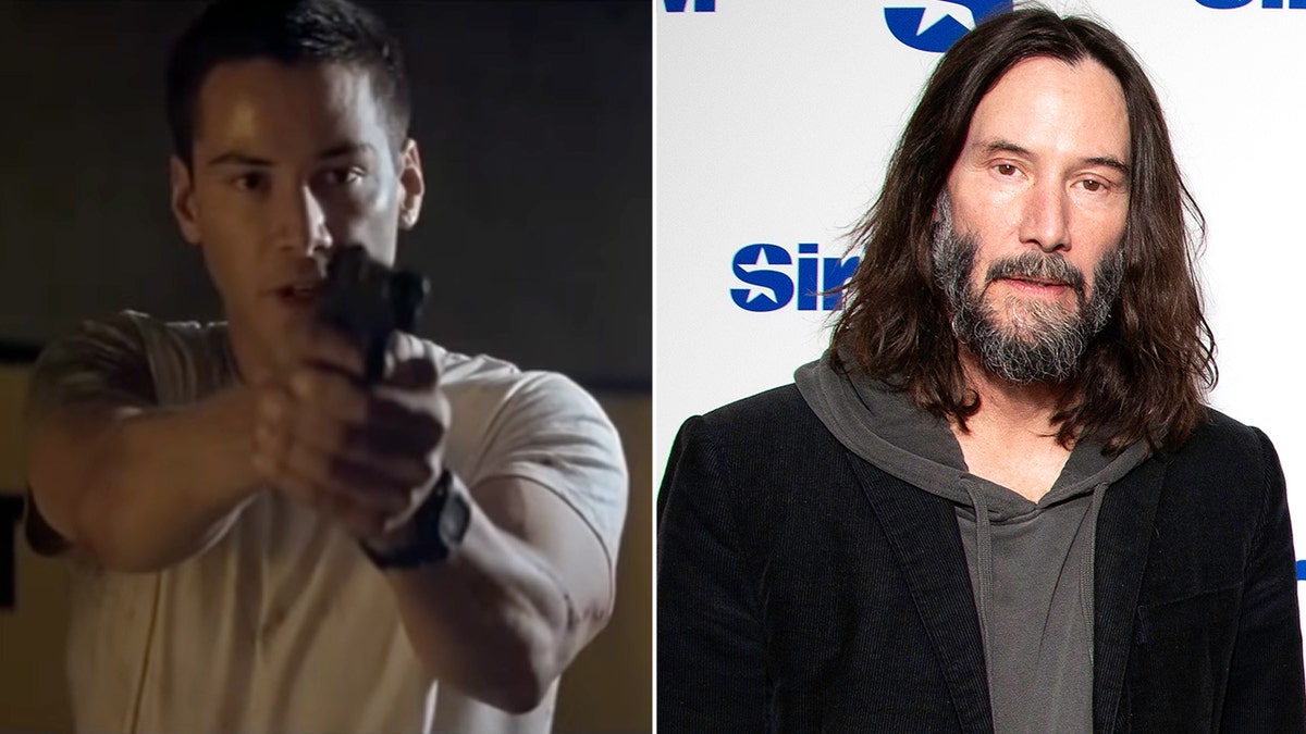 Keanu Reeves then and now split