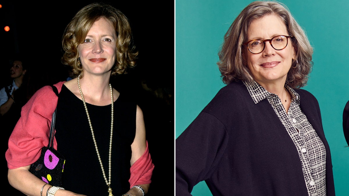Kristine Sutherland then and now split