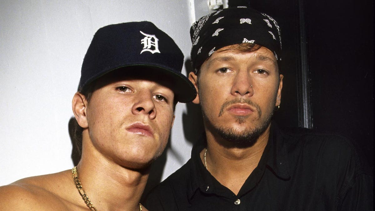 Mark and Donnie Wahlberg in 1991