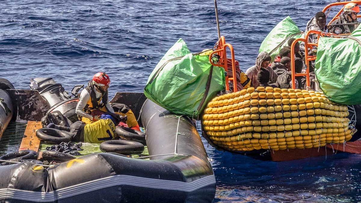 migrants rescued in Mediterranean sea