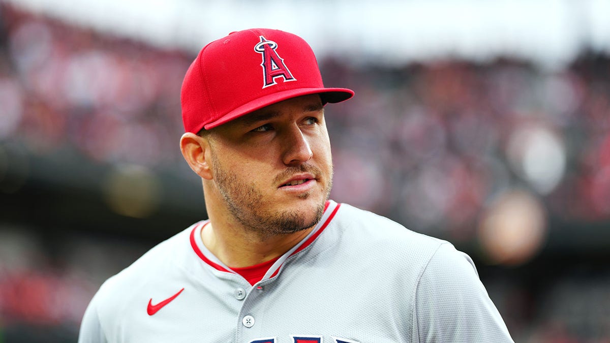 Mike Trout earlier crippled against Angels