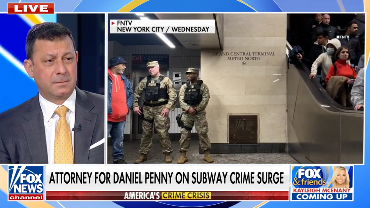 photo of Thomas Kenniff on Fox News Channel on subway crime