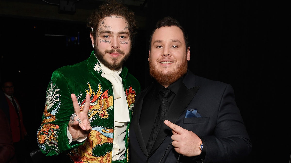 A photo of Post Malone and Luke Combs