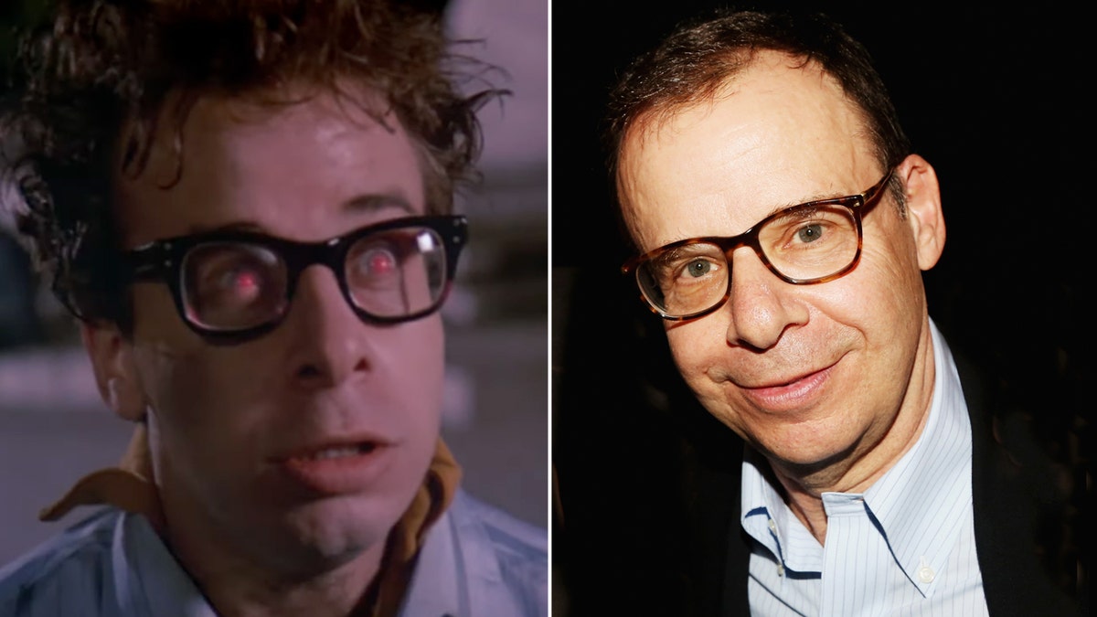 Rick Moranis then and now split