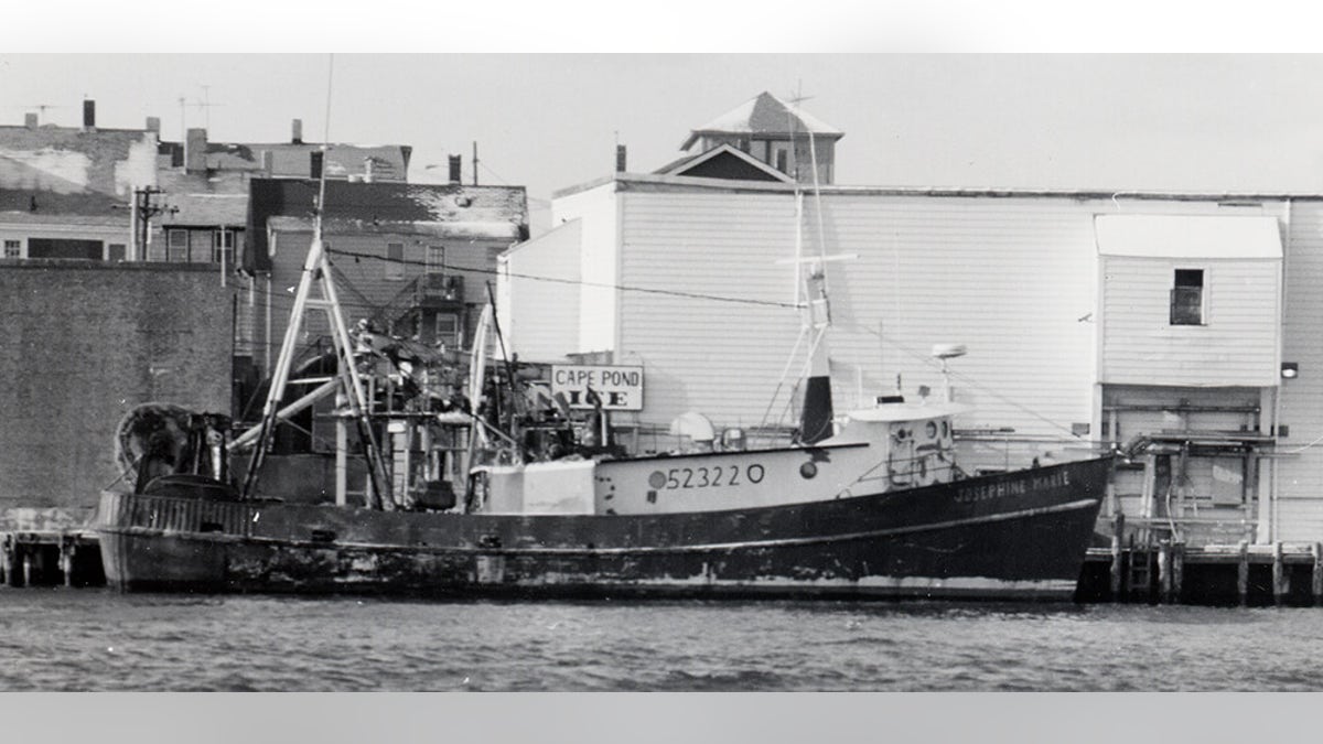 The trawler Josephine Marie sunk off the coast of Massachusetts in 1992.