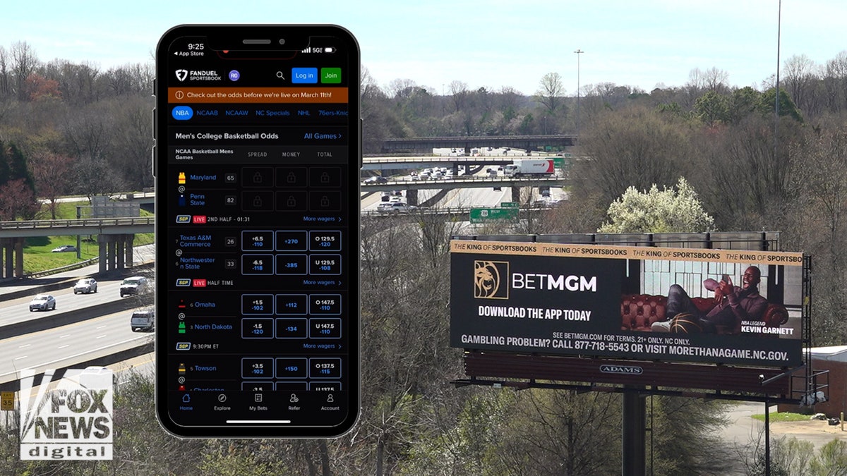 Mobile sports betting in North Carolina