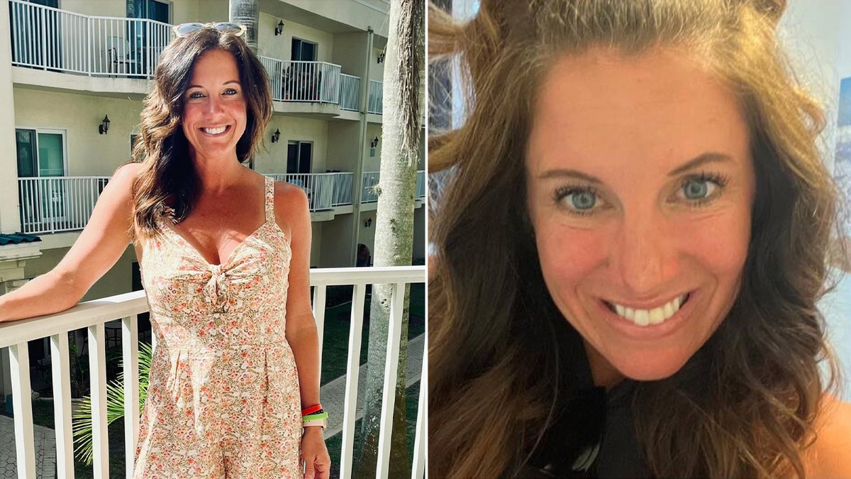 A collage of Stefanie Snith who died aboard a flight last week