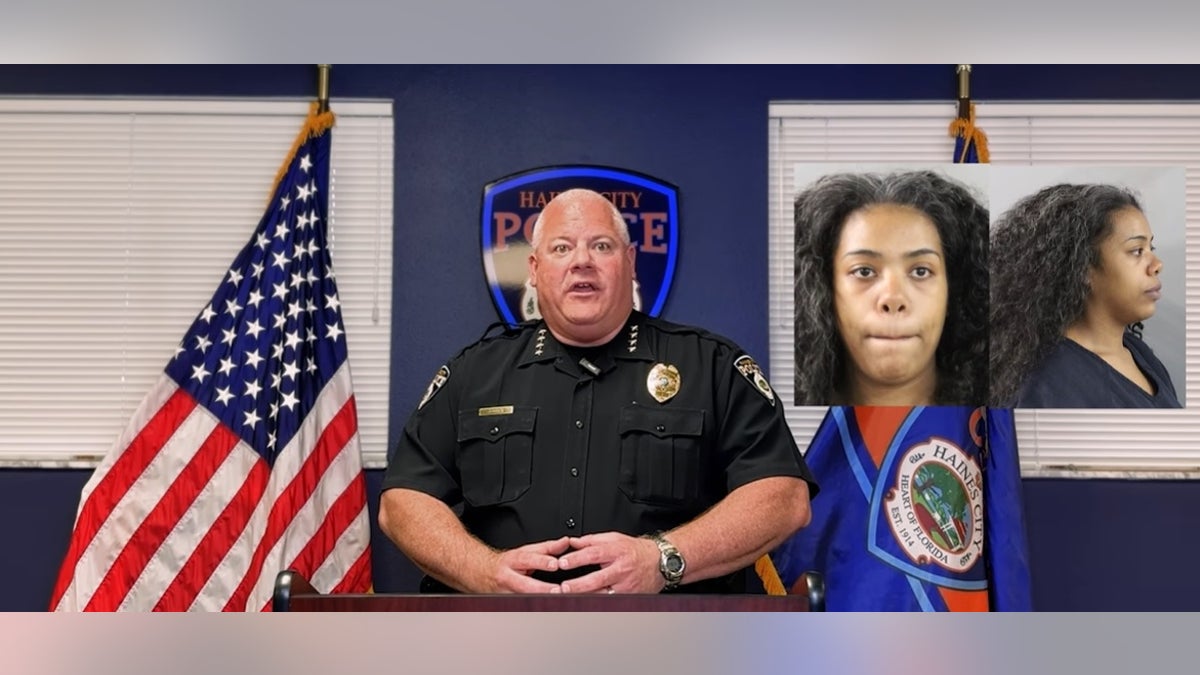 Haines Police Chief Greg Goreck said Taitayana Duffy, whose mugshot is in the right corner, was arrested and charged with battery.