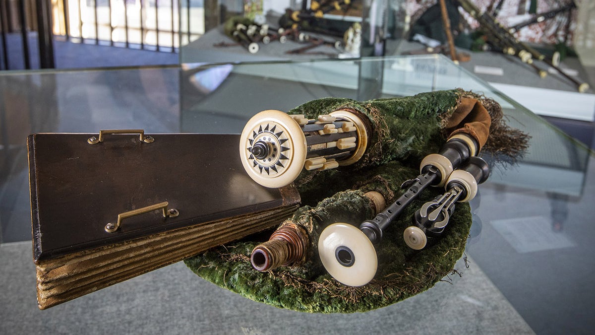 Oldest ever set of bagpipes displayed for World Bagpipe Day
