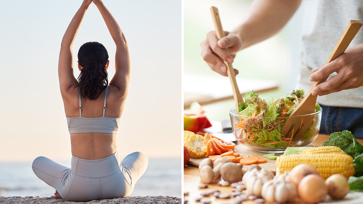 Yoga and cooking