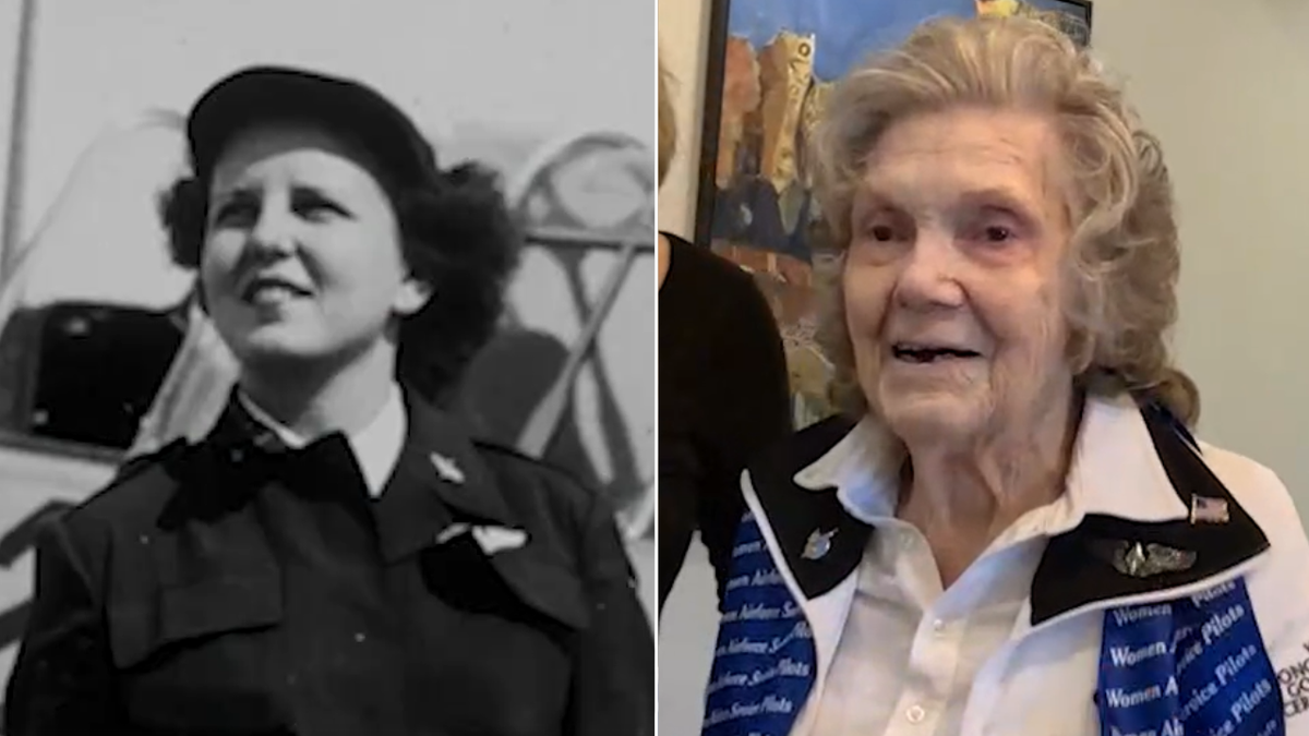 Jerrie Badger, a WWII pilot, recalled that she developed her love for flying after taking her first plane ride at 18 years old.