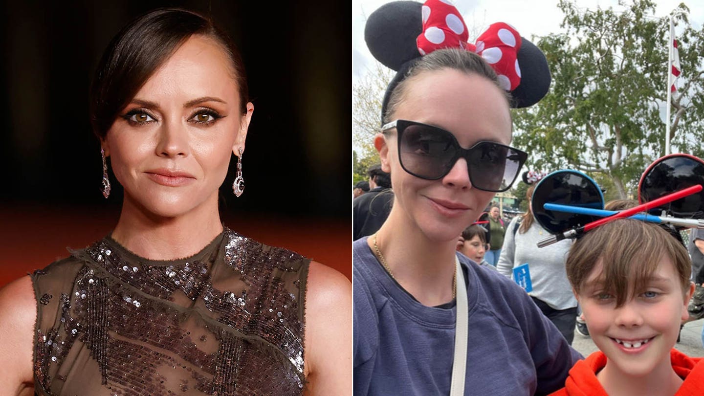 Christina Ricci says ex-husband wouldn't 'help me at all with anything' when son was a baby