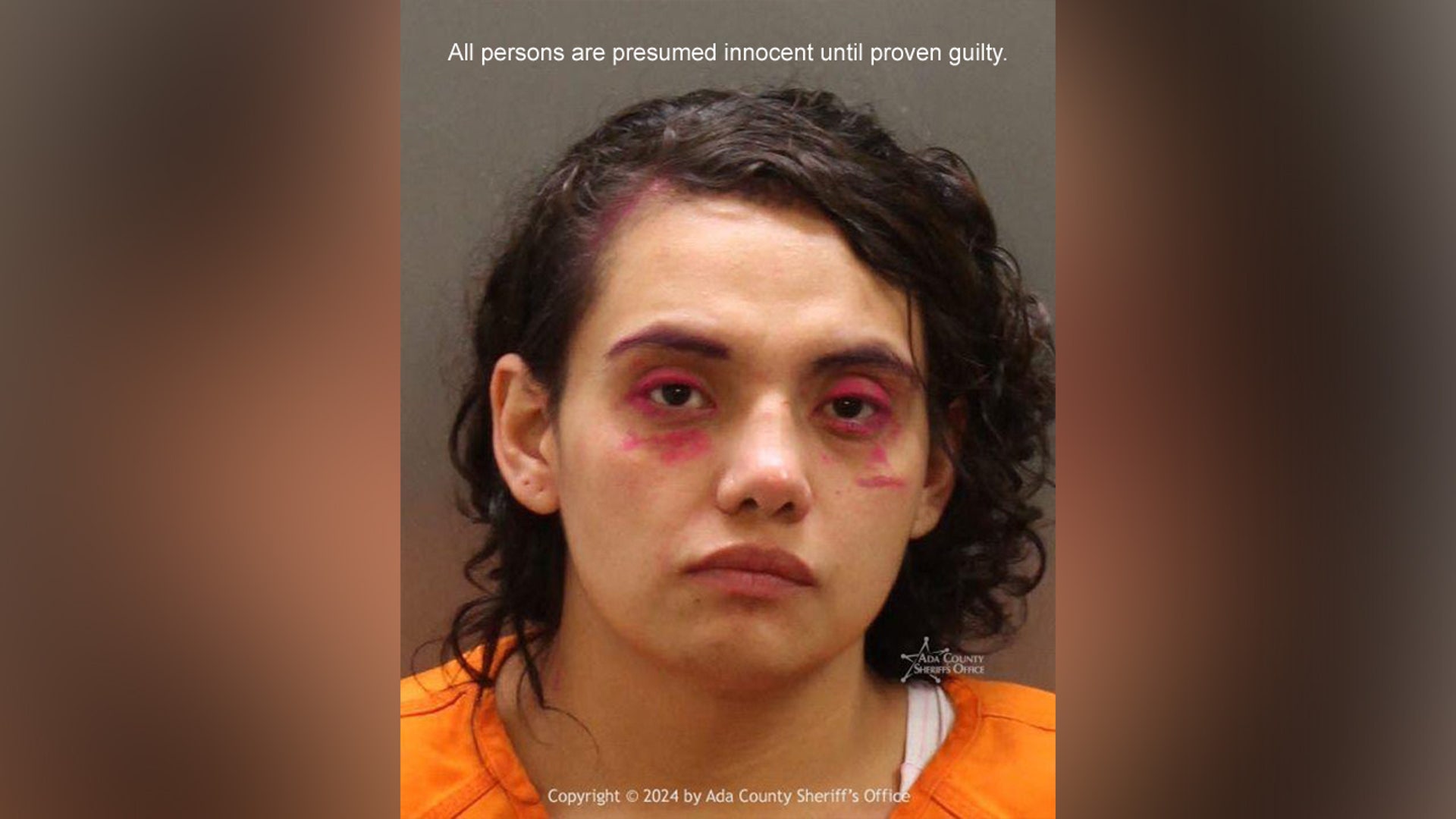 A mugshot of Anna Perez