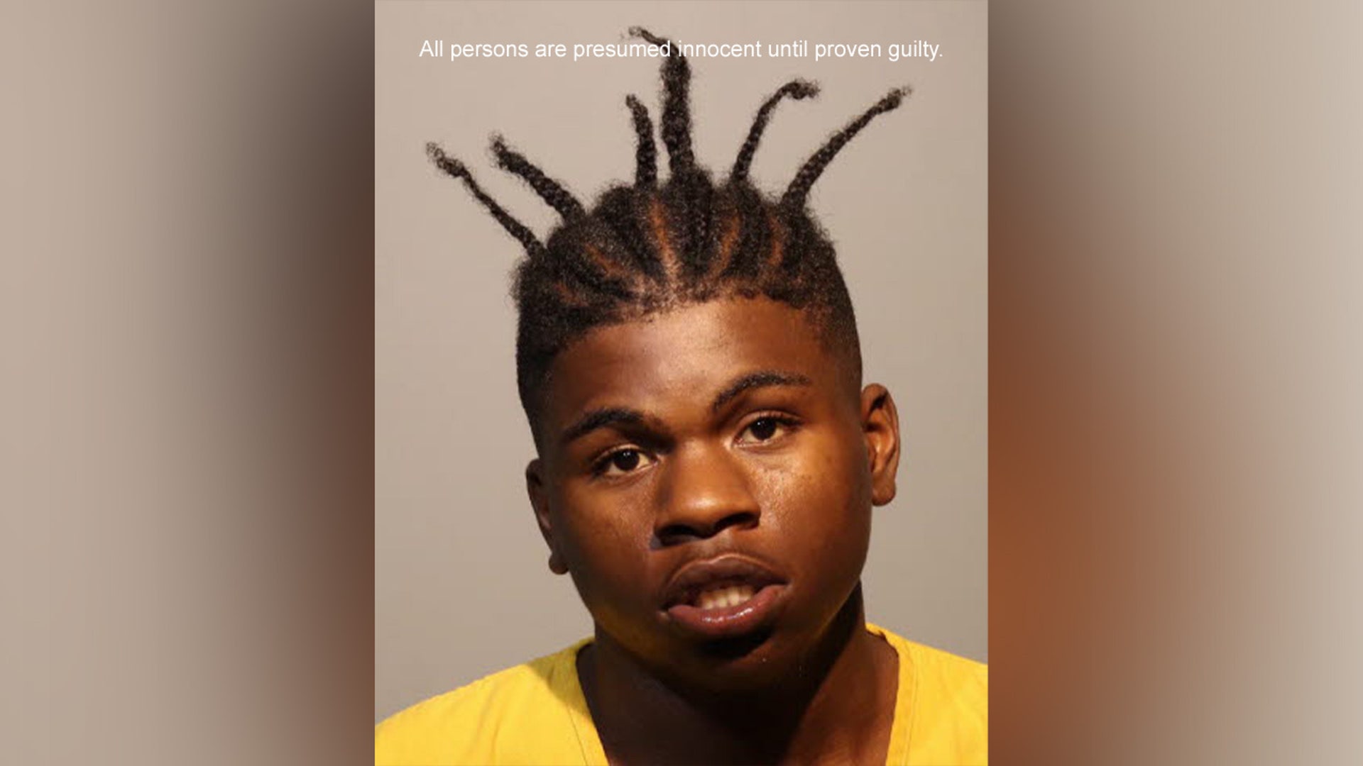 A mugshot of Derrick Jones