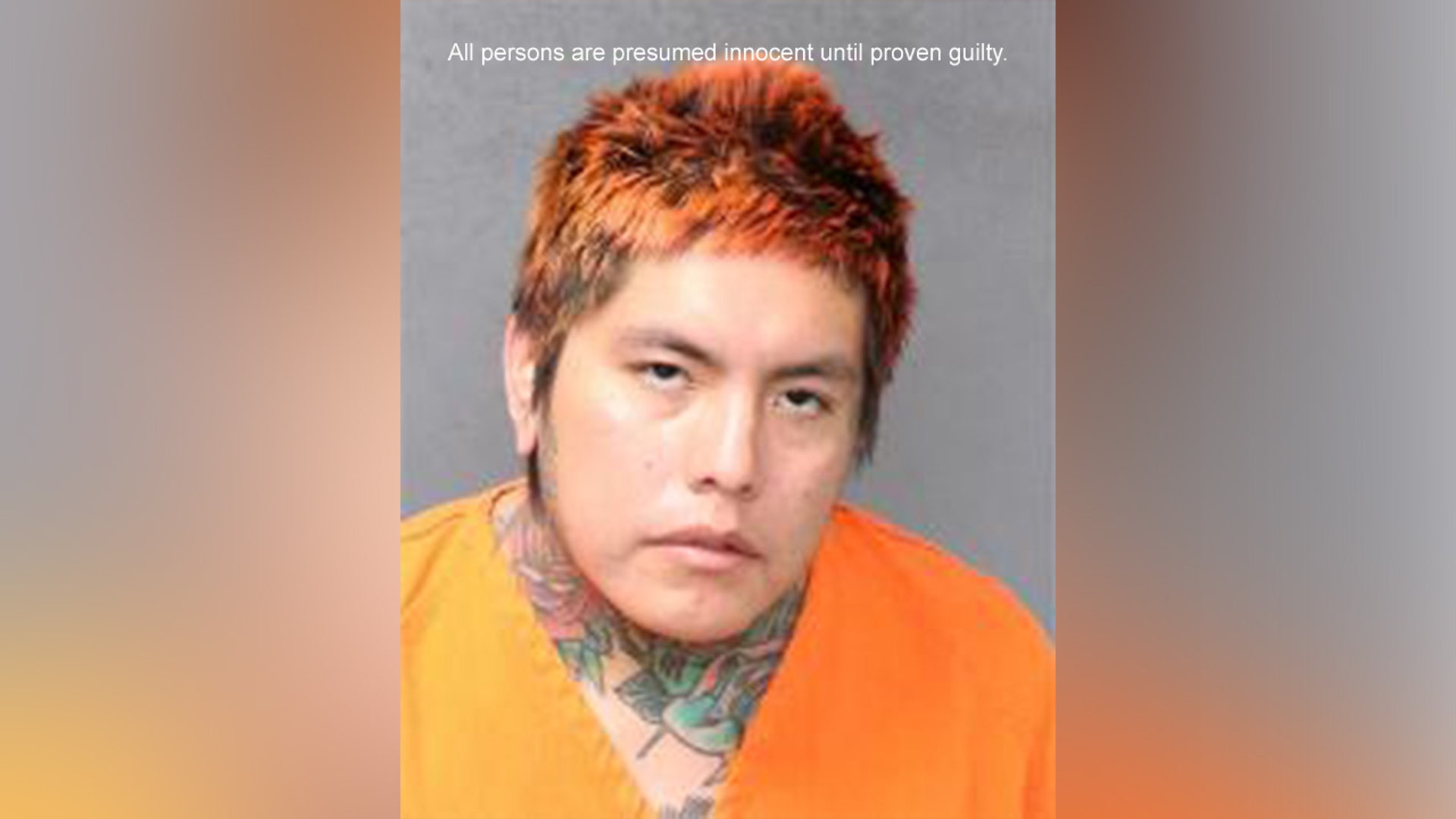 A mugshot of Joshua Garcia