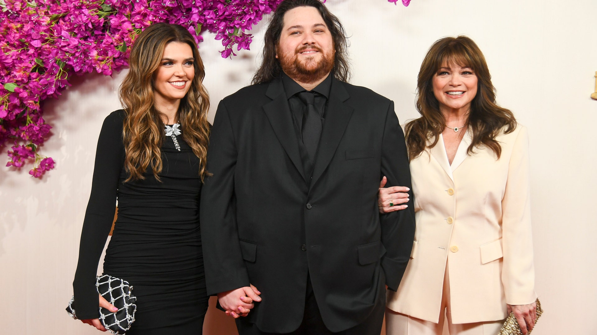 Andraia Allsop, Wolfgang Van Halen and Valerie Bertinelli Oscars