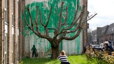 New Banksy mural with a 'green' theme appears in London