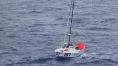 Coast Guard, good Samaritan rescue mariners 1,700 miles from Bermuda after lightning strike blows hole in boat