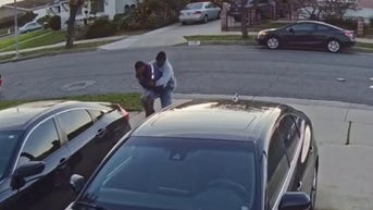 Postal worker fights back after getting sucker punched