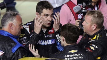 NASCAR truck series drivers fight after race