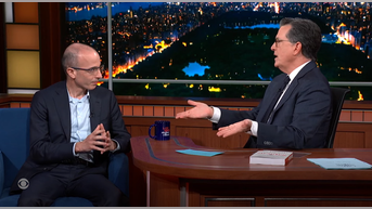 Colbert clashes with guest about new tech, says he’s ready for machines to be in charge