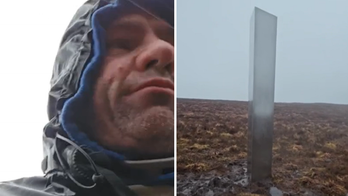 Mysterious ‘UFO’-like monolith found in Wales by hiker, video shows