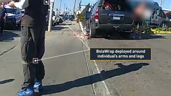 Police nationwide using high-tech weapon to apprehend suspects without injury: bodycam
