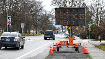 Sign in Washington hacked to display surprising warning about 'angry raccoons'