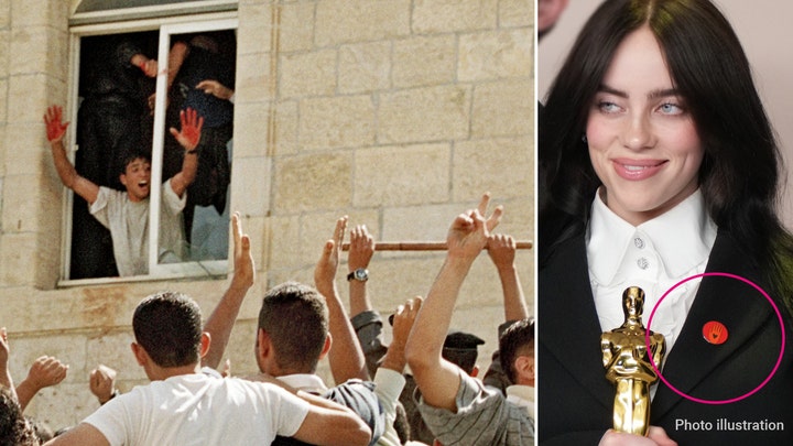 Billie Eilish accused of wearing pro-Islamic symbol of bloodlust originating from  Palestinians lynching Israelis 🚨