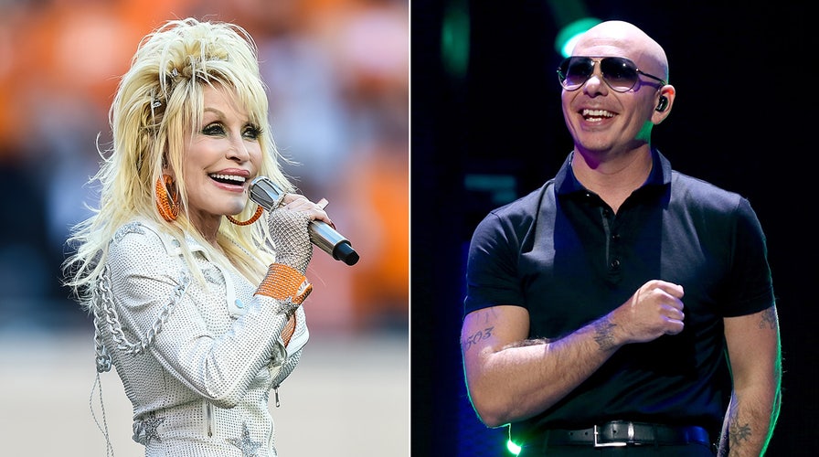 Dolly Parton remakes country music classic '9 to 5' with Pitbull as expert  warns 'changing lanes is dangerous