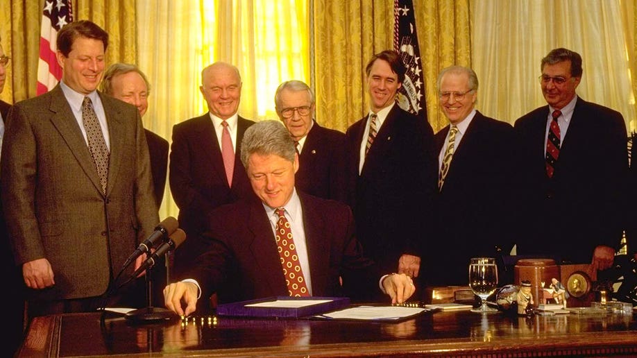 Lieberman at the White House